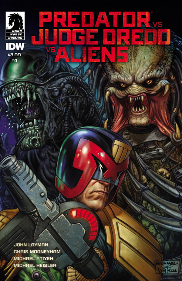 Cover for Predator vs. Judge Dredd vs. Aliens #4 (27-556)