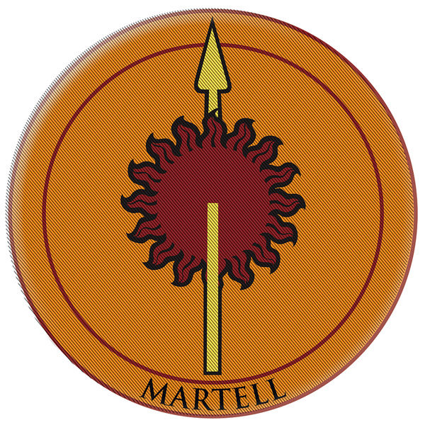 Cover for Game of Thrones Embroidered Patch: Martell (28-111)