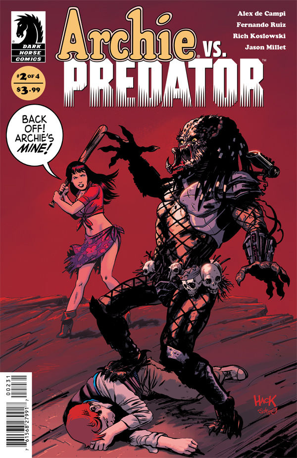 Cover for Archie vs. Predator #2 (Robert Hack variant cover) (28-402)