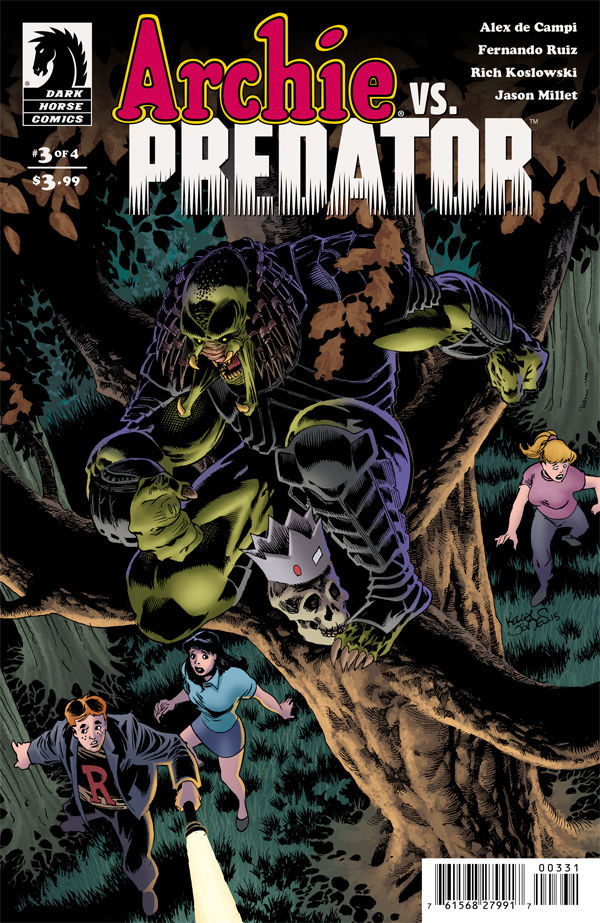 Cover for Archie vs. Predator #3 (Kelley Jones variant cover) (28-403)