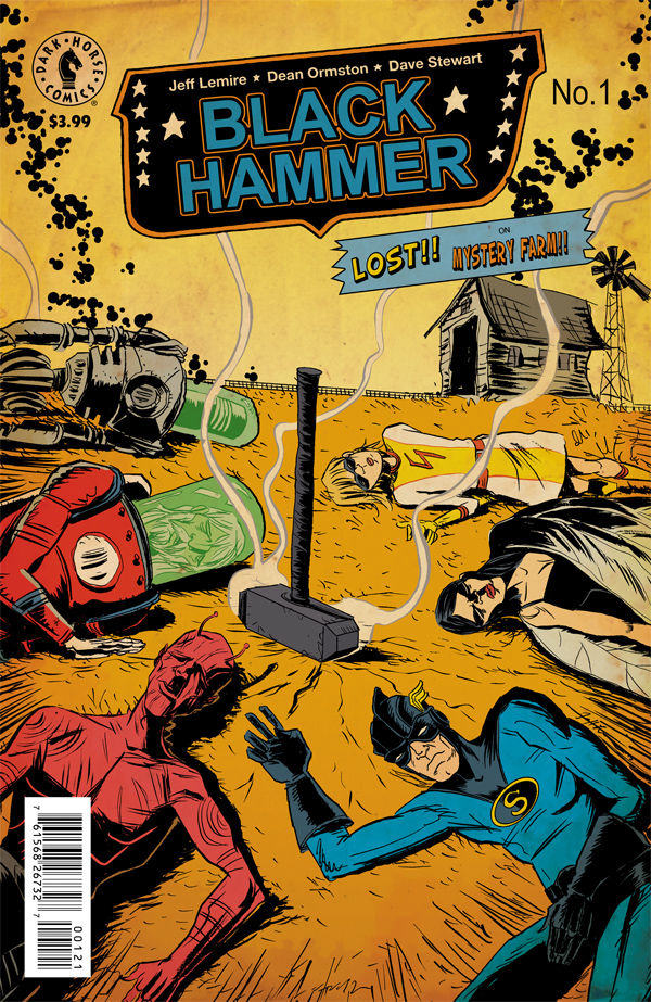 Cover for Black Hammer #1 (Jeff Lemire variant cover) (28-406)