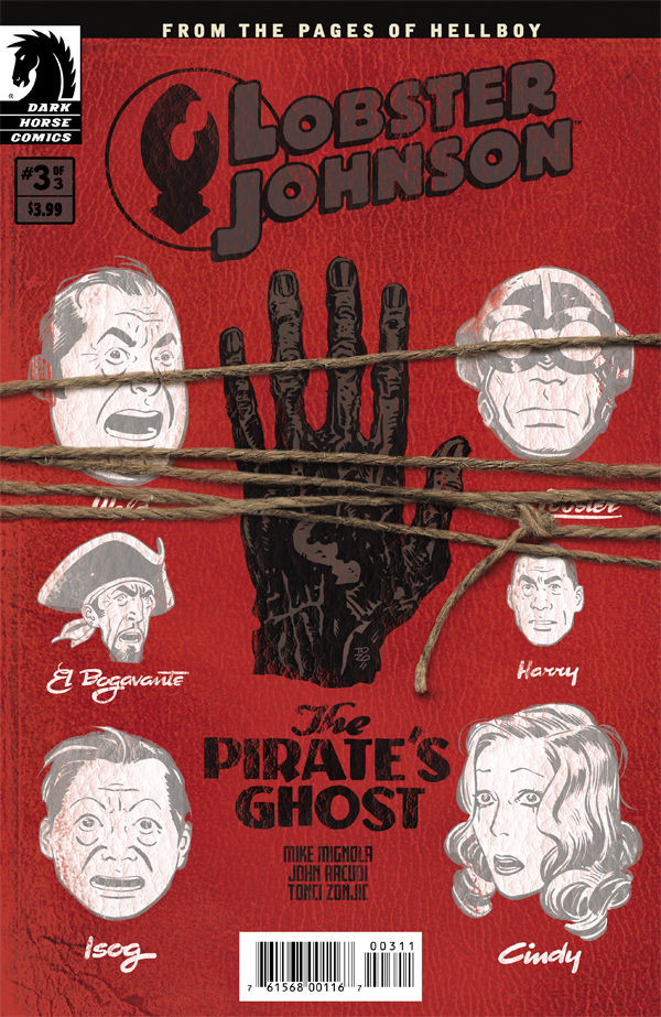 Cover for Lobster Johnson: The Pirate's Ghost #3 (28-622)