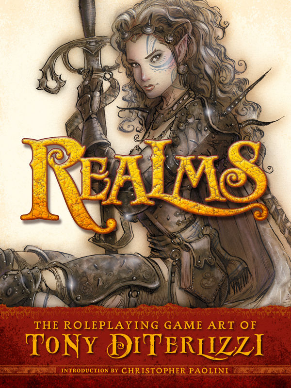 Cover for Realms: The Roleplaying Game Art of Tony DiTerlizzi Ltd. Ed. HC (28-763)