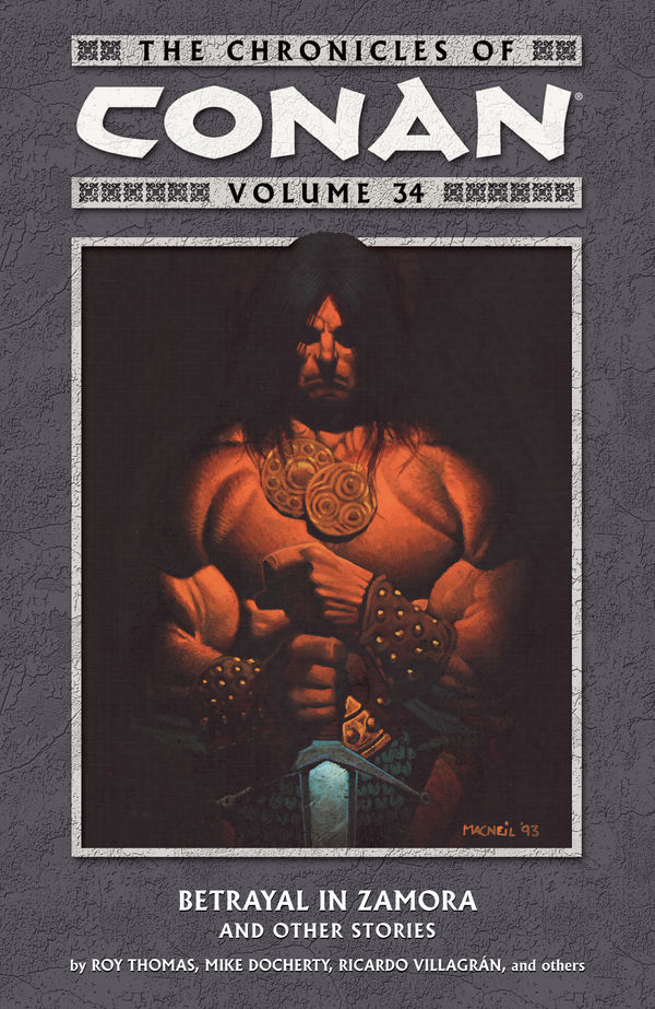 Cover for The Chronicles of Conan Volume 34: Betrayal in Zamora and Other Stories TPB (28-968)