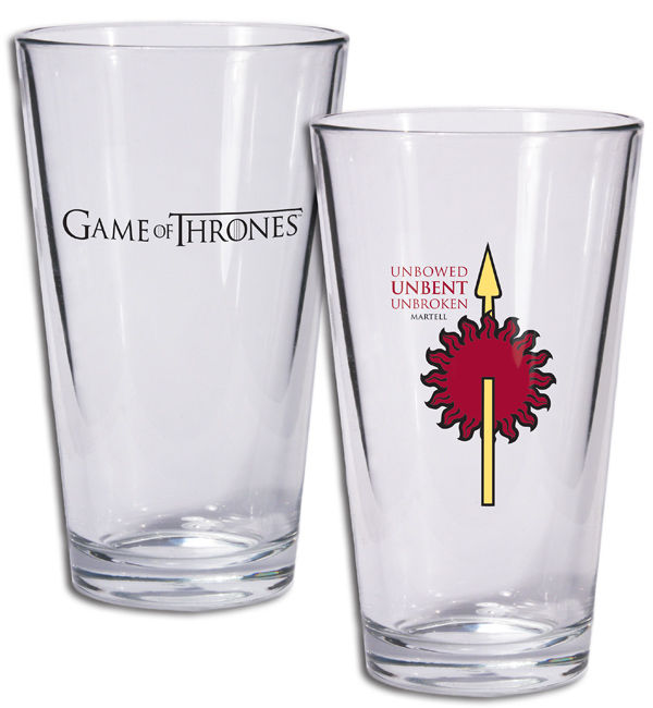 Cover for Game of Thrones: Martell Pint Glass (29-051)