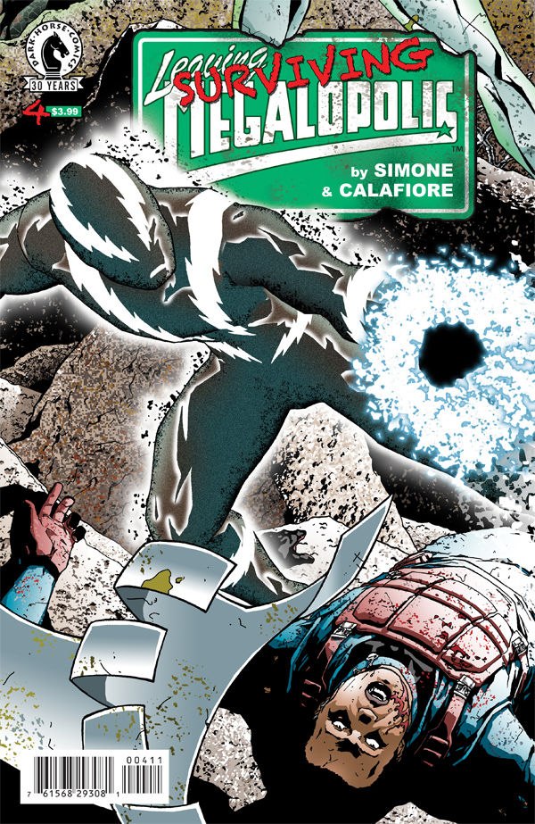 Cover for Leaving Megalopolis: Surviving Megalopolis #4 (29-311)