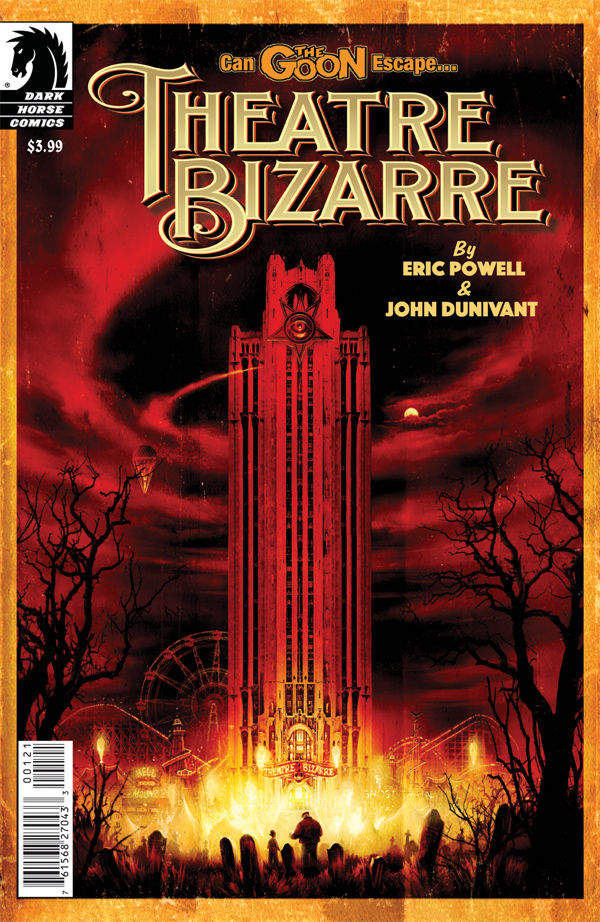 Cover for The Goon in Theatre Bizarre (John Dunivant variant cover) (29-912)