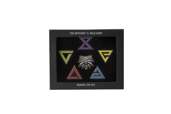 Cover for The Witcher 3: Wild Hunt: The Witcher Enamel Pin Set (3000-065)