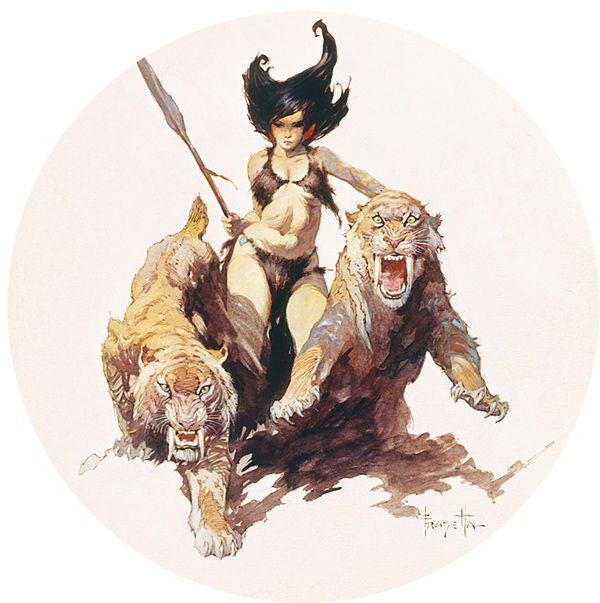 Cover for Frazetta Magnet: The Huntress (3000-106)