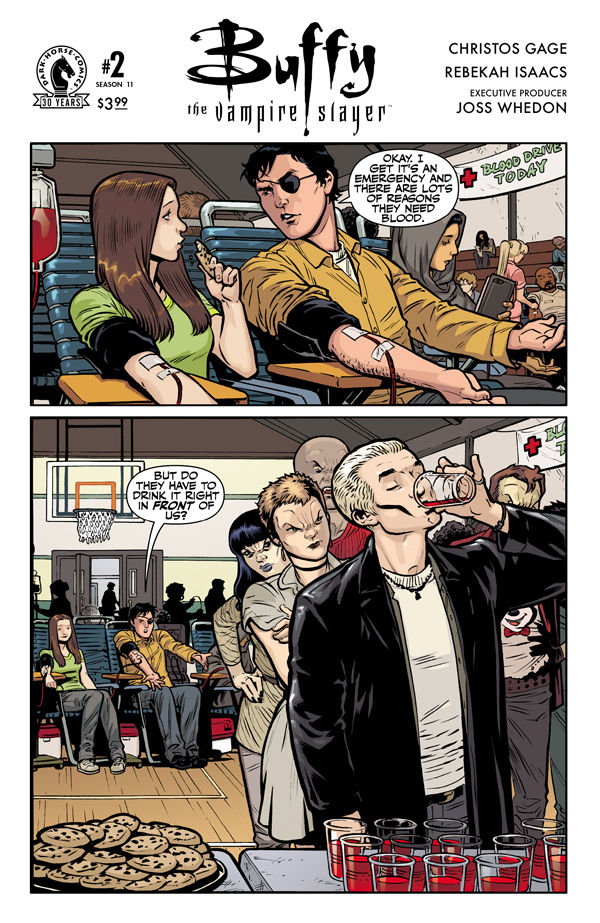 Cover for Buffy the Vampire Slayer Season 11 #2 (Rebekah Isaacs variant cover) (3000-150)