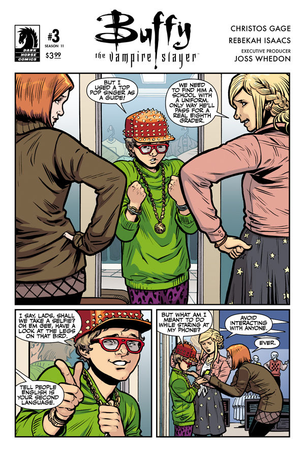 Cover for Buffy the Vampire Slayer Season 11 #3 (Rebekah Isaacs variant cover) (3000-151)