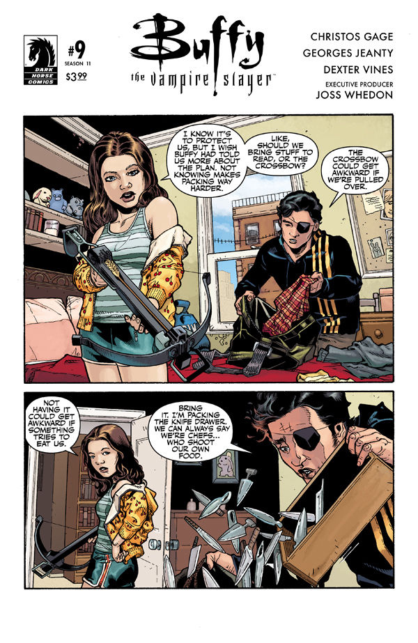 Cover for Buffy the Vampire Slayer Season 11 #9 (Dexter Vines and Georges Jeanty Variant Cover) (3000-157)