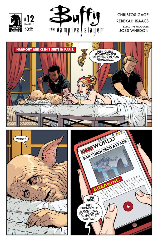 Cover for Buffy Season 11 #12 (Rebekah Isaacs Variant Cover) (3000-160)