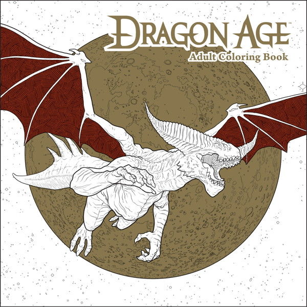 Cover for Dragon Age Adult Coloring Book (3000-356)