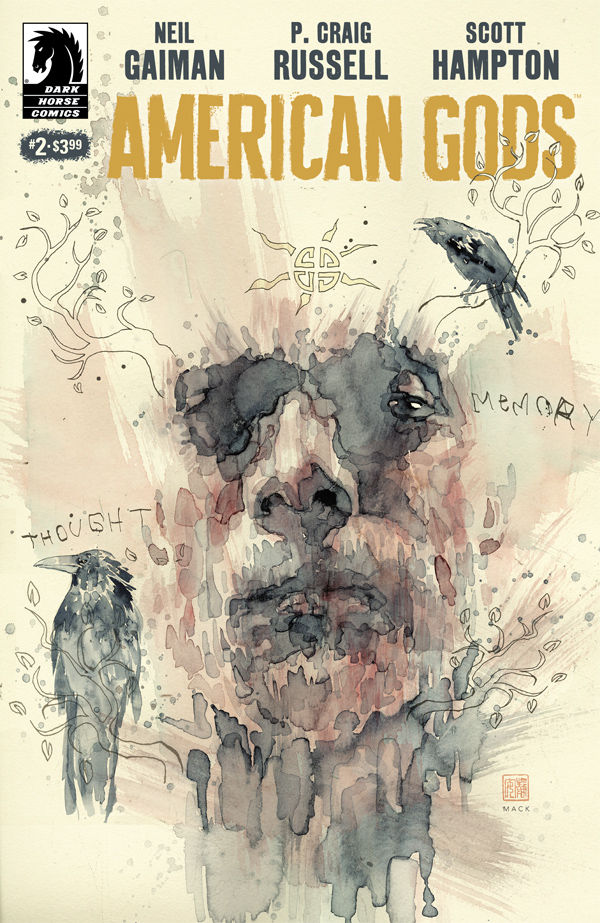 Cover for American Gods: Shadows #2 (David Mack variant cover) (3000-406)