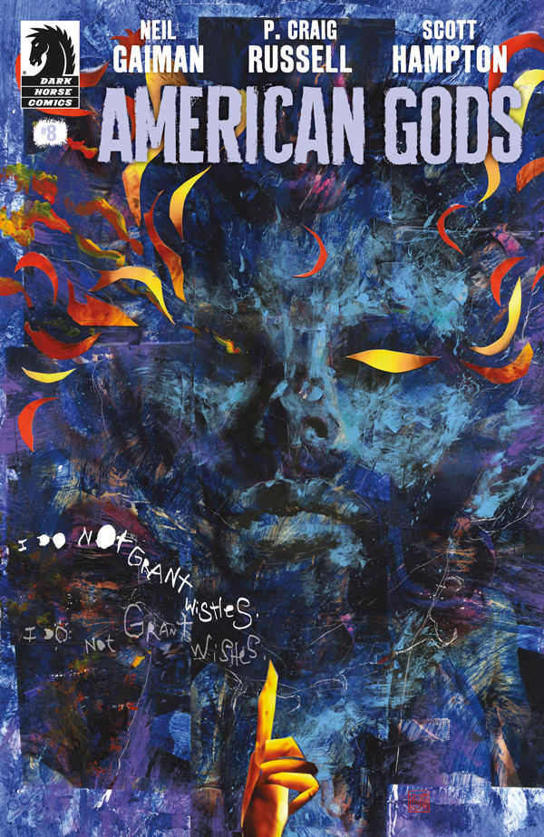 Cover for American Gods: Shadows #8 (David Mack Variant Cover) (3000-412)