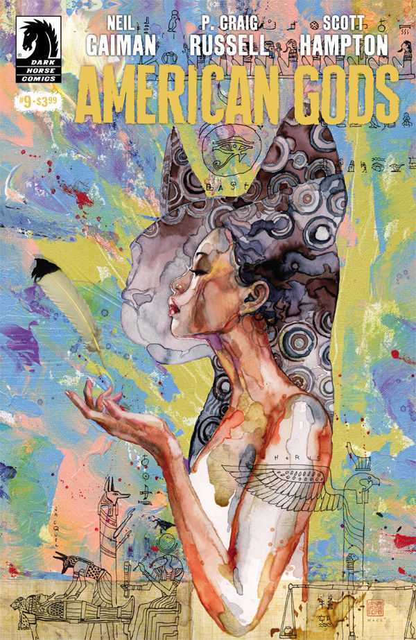 Cover for American Gods: Shadows #9 (David Mack Variant Cover) (3000-413)