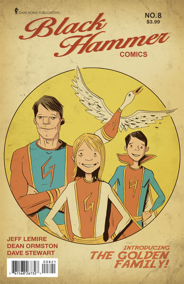 Cover for Black Hammer #8 (Jeff Lemire variant cover) (3000-801)