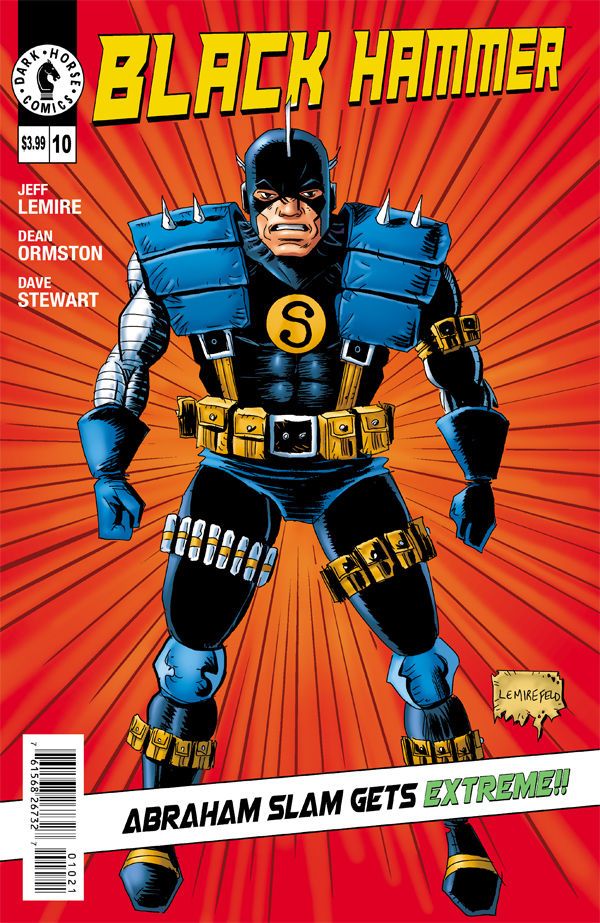 Cover for Black Hammer #10 (Jeff Lemire variant cover) (3000-880)