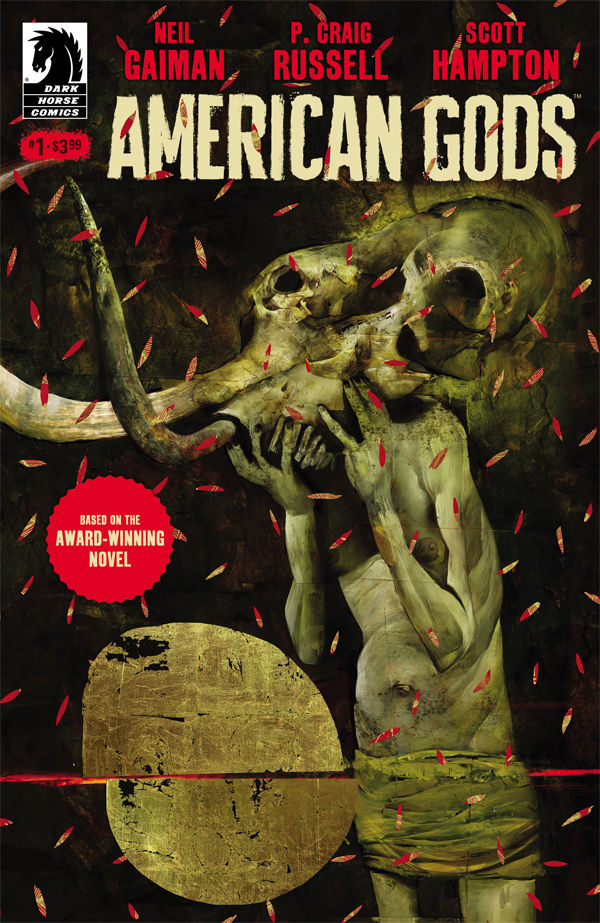 Cover for American Gods: Shadows #1 (Dave McKean variant cover) (3001-037)