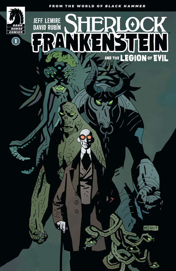 Cover for Sherlock Frankenstein & the Legion of Evil: From the World of Black Hammer #1 (Mike Mignola Variant Cover) (3001-254)