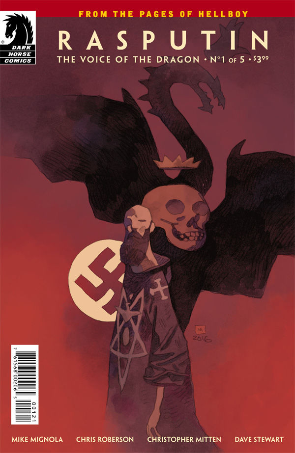 Cover for Rasputin: The Voice of the Dragon #1 (Mike Mignola Variant Cover) (3001-421)