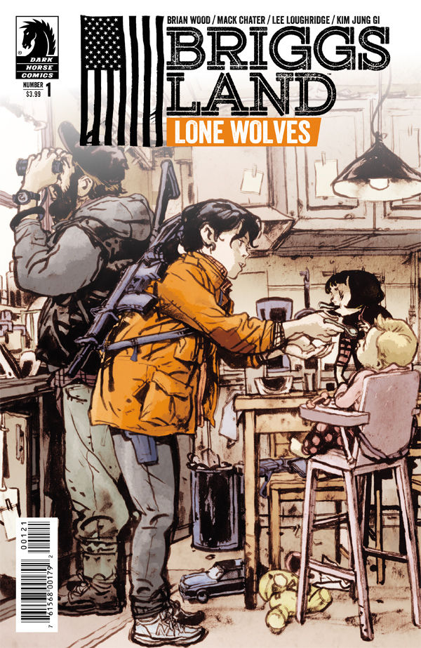 Cover for Briggs Land: Lone Wolves #1 (Kim Jung Gi variant cover) (3001-504)