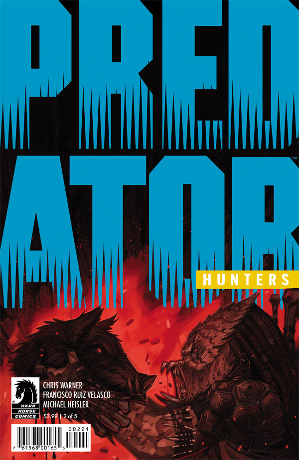 Cover for Predator: Hunters #2 (Francisco Ruiz Velasco variant cover) (3001-535)