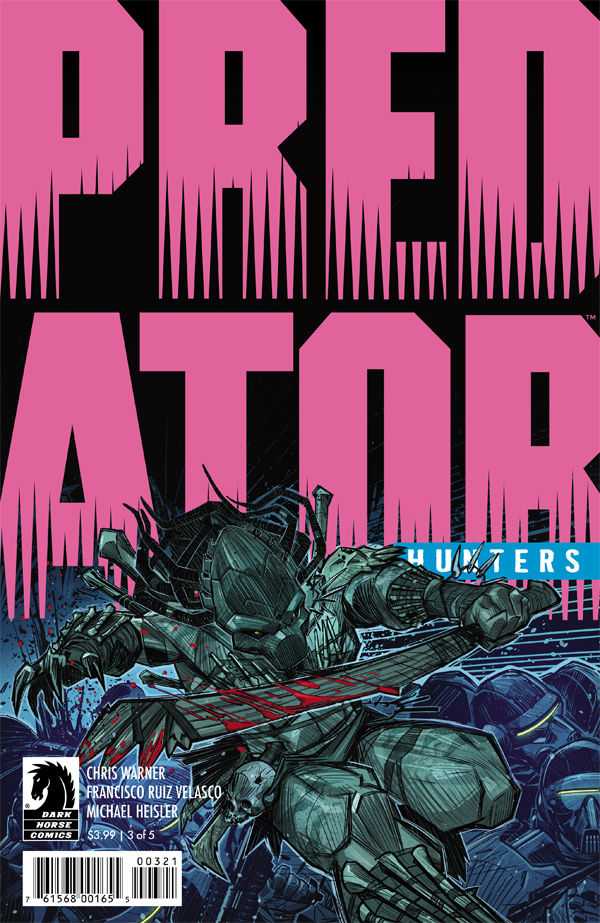Cover for Predator: Hunters #3 (Francisco Ruiz Velasco Variant Cover) (3001-536)