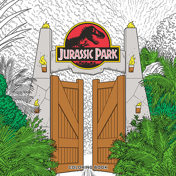 Cover for Jurassic Park Coloring Book TPB (3001-675)
