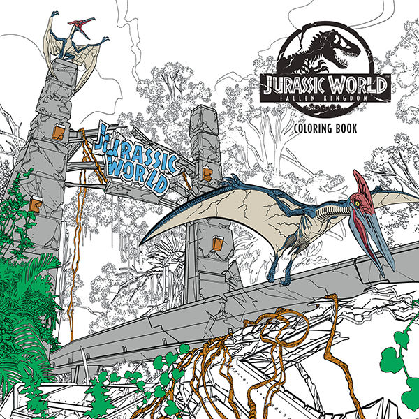 Cover for Jurassic World: Fallen Kingdom Coloring Book TPB (3001-677)