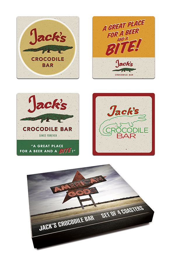 Cover for American Gods Coaster Set: Jack's Crocodile Bar (3002-379)