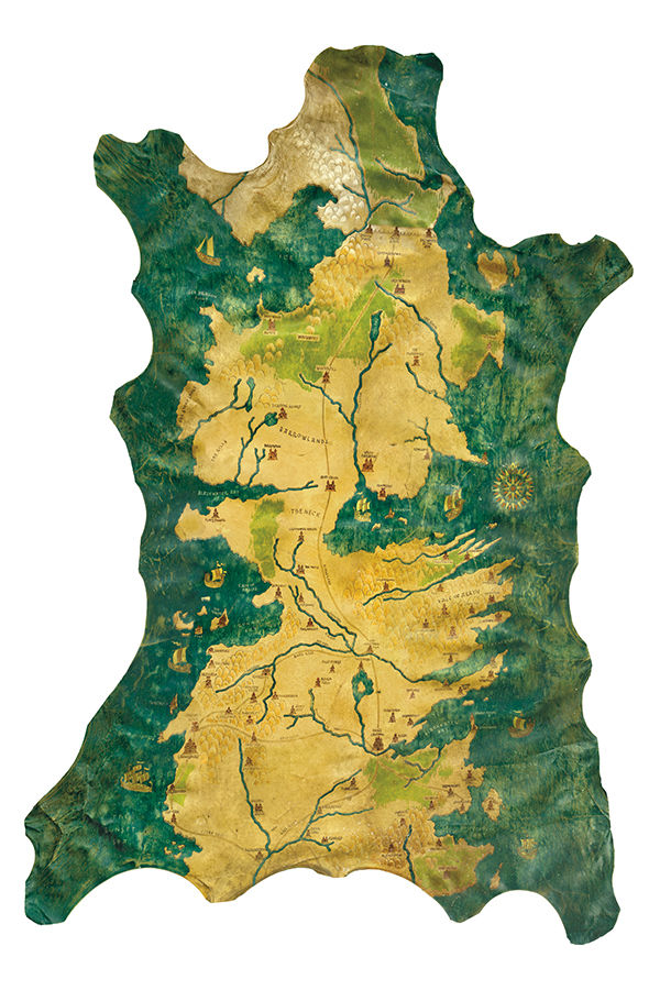 Cover for Game of Thrones Westeros Map (3003-012)