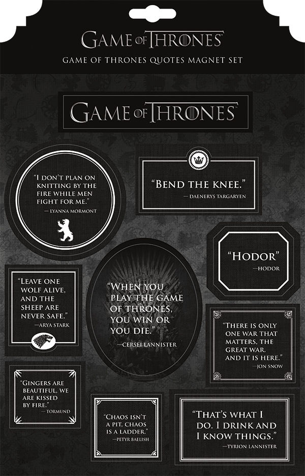 Cover for Game of Thrones Quotes Magnet Set (3003-015)