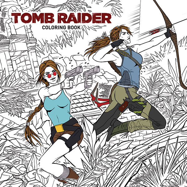 Cover for Tomb Raider Coloring Book TPB (3003-030)