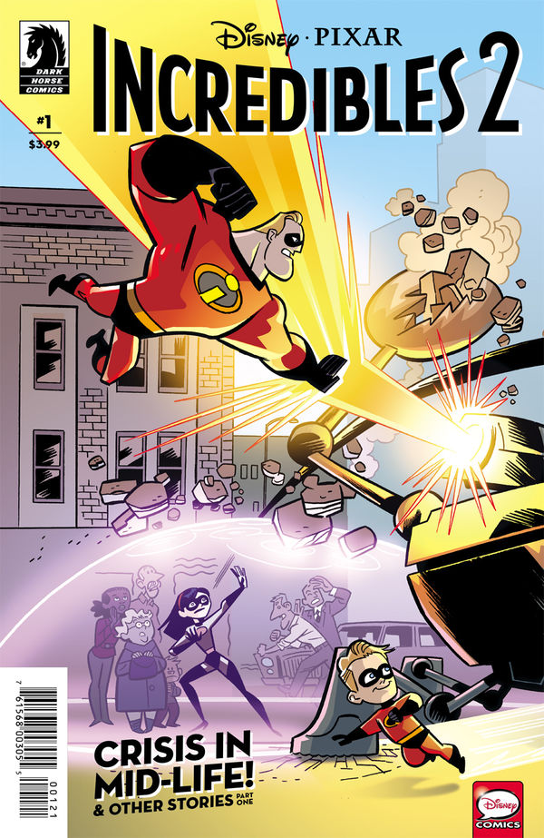 Cover for Disney/PIXAR The Incredibles 2 #1 (J Bone & Dan Jackson Variant Cover) (3003-155)