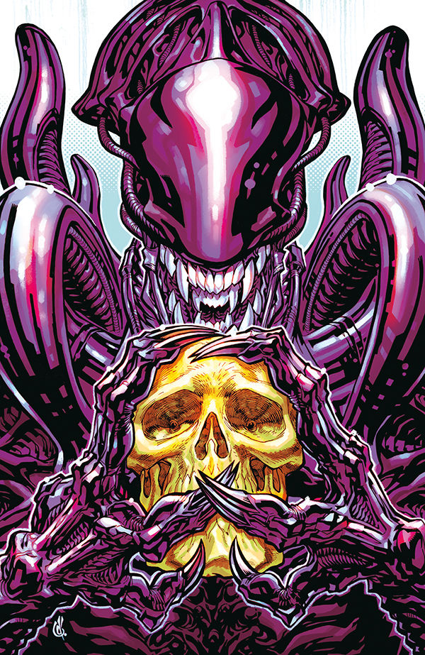 Cover for Aliens: Dust to Dust #4 (Carlos D'Anda Variant Cover) (3003-385)