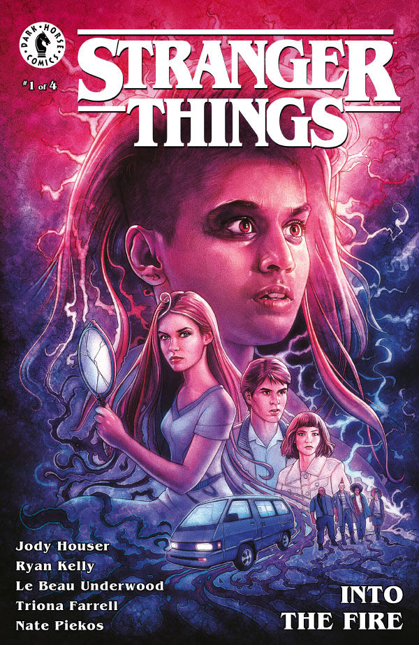 Cover for Stranger Things: Into the Fire #1 (Kyle Lambert Variant Cover) (3003-404)