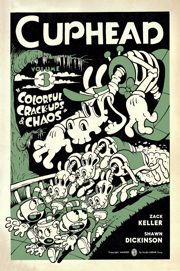 Cover for Cuphead Volume 3: Colorful Crack-Ups & Chaos TPB (3003-824)