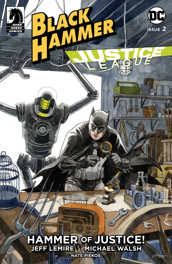 Cover for Black Hammer/Justice League: Hammer of Justice! #2 (Jill Thompson Variant Cover) (3003-843)