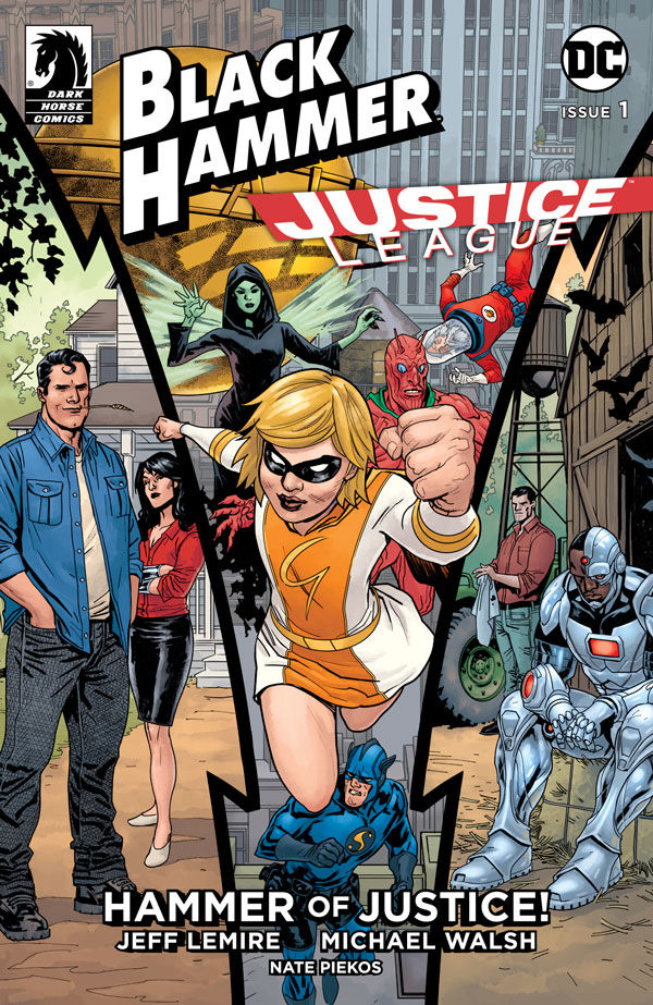 Cover for Black Hammer/Justice League: Hammer of Justice! #1 (Yanick Paquette & Dave Stewart Variant Cover) (3003-850)