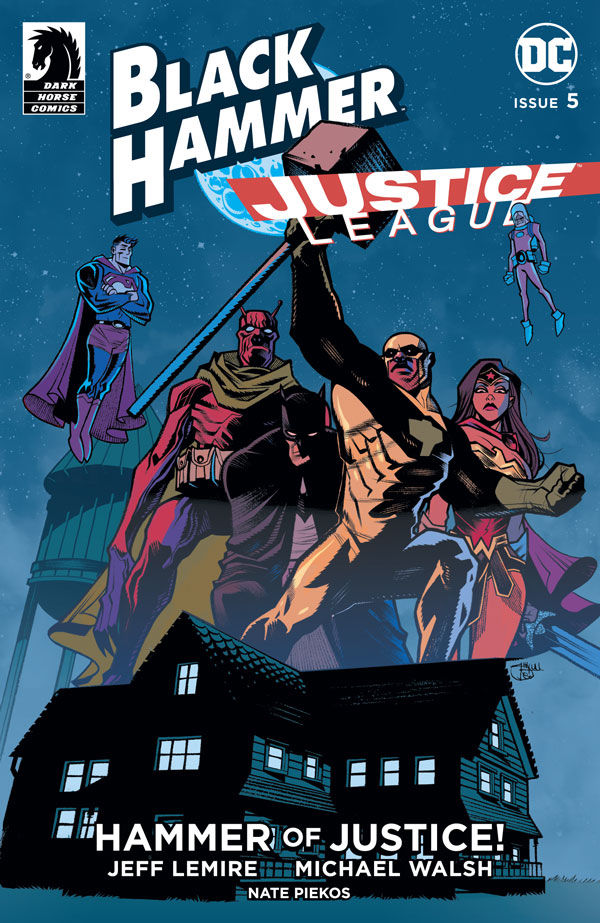 Cover for Black Hammer/Justice League: Hammer of Justice! #5 (Shawn Crystal Variant Cover) (3003-854)