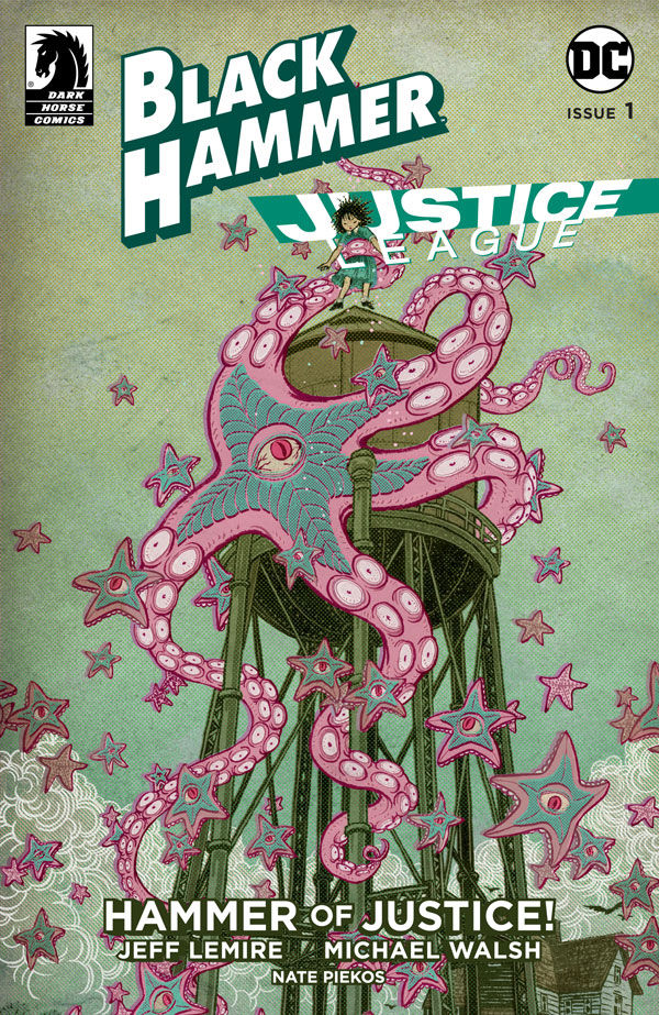 Cover for Black Hammer/Justice League: Hammer of Justice! #1 (Yuko Shimizu Variant Cover) (3003-856)