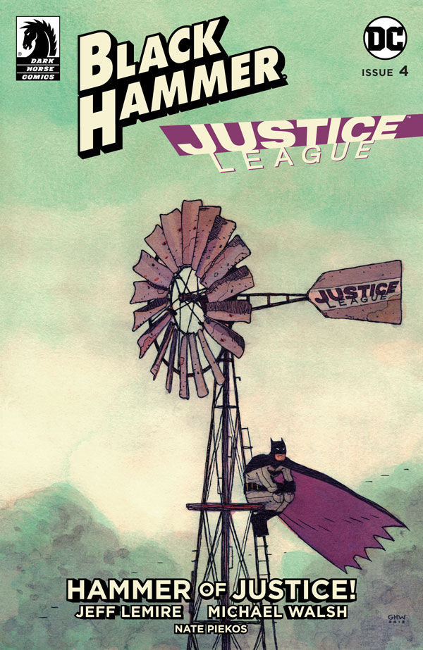 Cover for Black Hammer/Justice League: Hammer of Justice! #4 (Gabriel Walta Variant Cover) (3003-859)