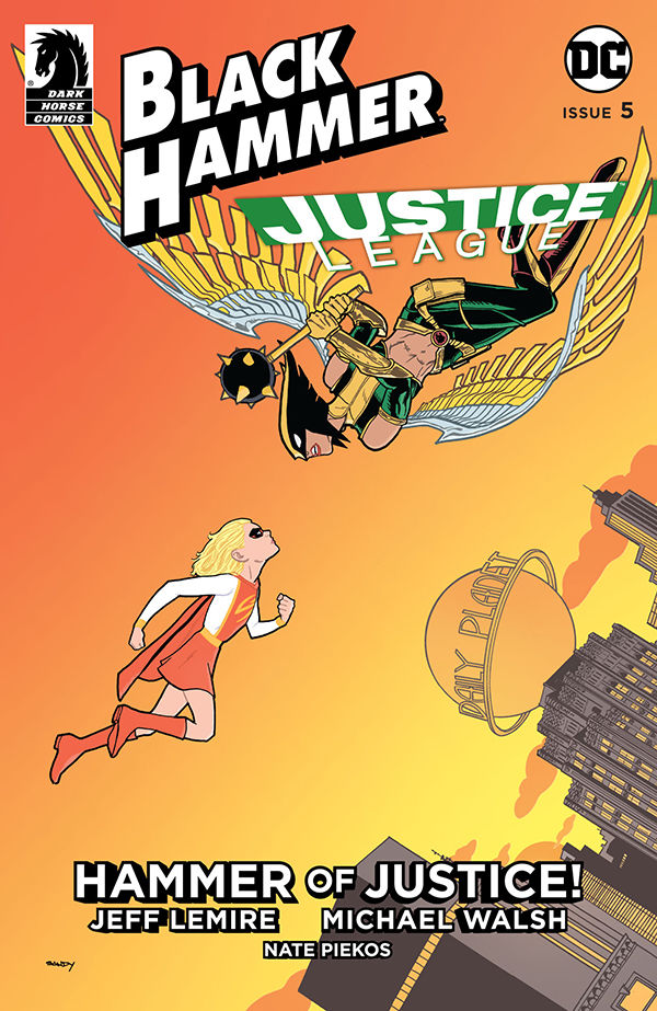 Cover for Black Hammer/Justice League: Hammer of Justice! #5 (Sandy Jarrell Variant Cover) (3003-860)