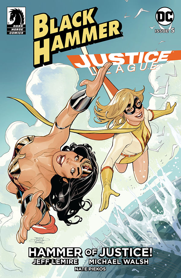 Cover for Black Hammer/Justice League: Hammer of Justice! #5 (Terry Dodson Variant Cover) (3003-866)
