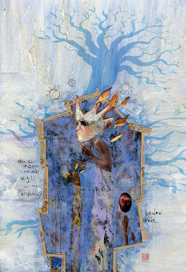 Cover for American Gods: The Moment of the Storm #2 (David Mack Variant Cover) (3003-899)