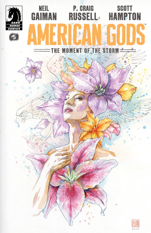 Cover for American Gods: The Moment of the Storm #5 (David Mack Variant Cover) (3003-902)