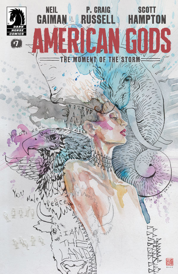 Cover for American Gods: The Moment of the Storm #7 (David Mack Variant Cover) (3003-904)