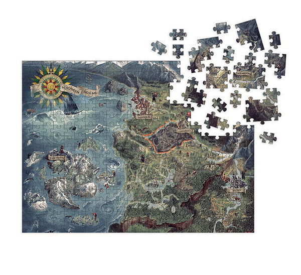 Cover for The Witcher 3 - Wild Hunt Puzzle: Witcher World Map (3003-990)